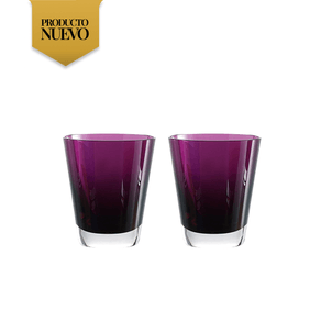 Vasos Morado Mosaique set de 2 Baccarat Vasos Morado Mosaique set de 2 Baccarat